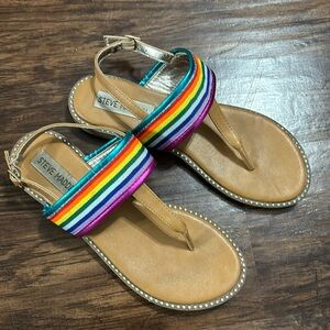 EUC Steve Madden 🌈 Girl Sandals